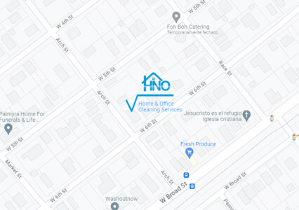 HNO service area map — Philadelphia, PA and Southern New Jersey